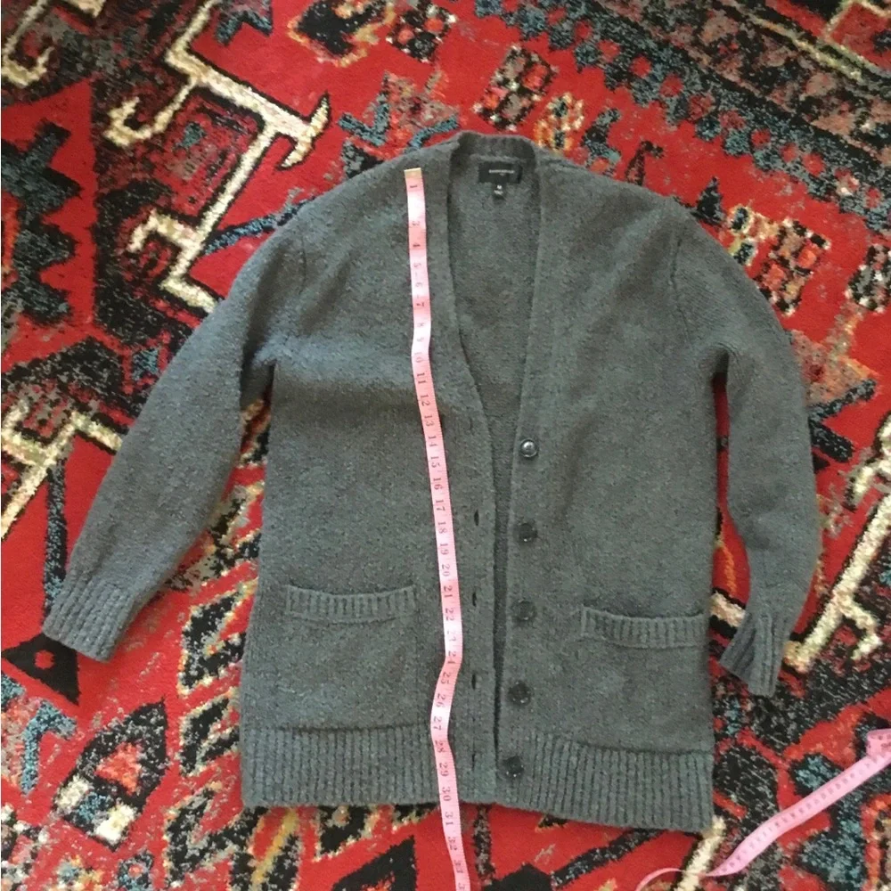Banana Republic Charcoal Knit cardigan sweater - Picture 2 of 6